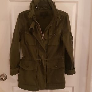 J.Crew dark green utility jacket